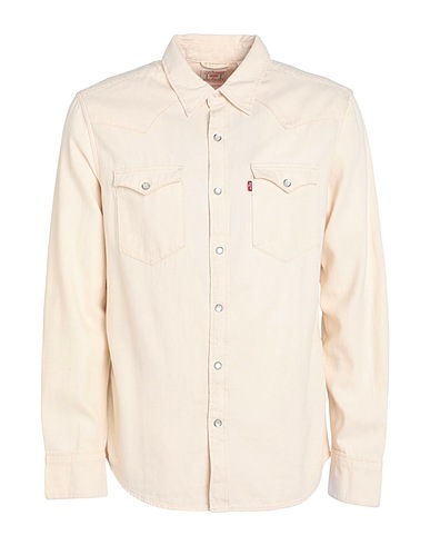LEVI'S Denim shirt BARSTOW WESTERN STANDARD WHITES
 Cream 100% Cotton