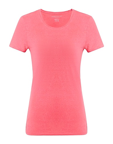 MAJESTIC FILATURES T-shirt Corallo 94% Lino, 6% Elastan