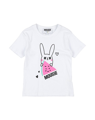 MOUSSE DANS LA BOUCHE T-Shirt Weiß 100% Baumwolle
