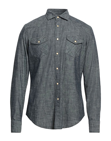 ELEVENTY Denim shirt Blue 100% Cotton