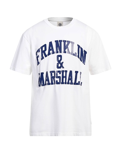 FRANKLIN & MARSHALL T-shirt Bianco 100% Cotone