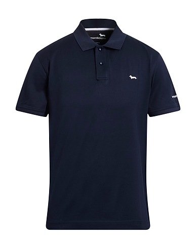 HARMONT & BLAINE Polo shirt Midnight blue 100% Cotton