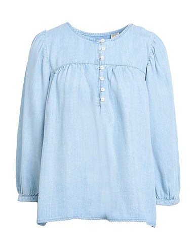 LEVI'S Camicia di jeans HALSEY 3/4 SLV BLOUSE LIGHT INDIGO - FLAT FINISH
 Blu 100% Lyocell