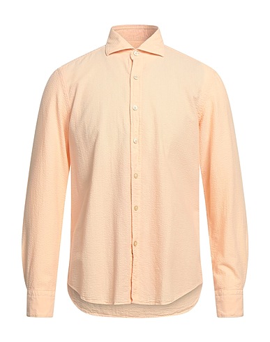 GHIRARDELLI Solid color shirt Apricot 100% Cotton