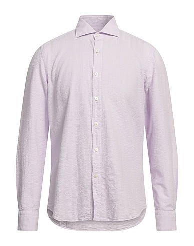 GHIRARDELLI Solid color shirt Lilac 100% Cotton