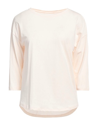 MAJESTIC FILATURES Basic T-Shirt Cream 67% Lyocell, 33% Cotton