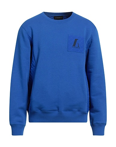 EMPORIO ARMANI Felpa Blu china 85% Cotone, 15% Poliestere, Elastan