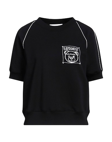 MOSCHINO Hooded sweatshirt Black 100% Cotton
