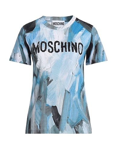 MOSCHINO T-shirt Light blue 100% Cotton