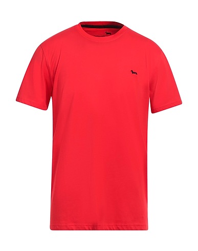 HARMONT & BLAINE Basic T-shirt Red 100% Cotton