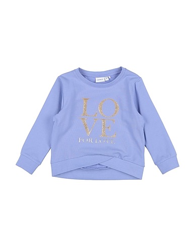NAME IT® Sweatshirt Lilac 95% Organic cotton, 5% Elastane