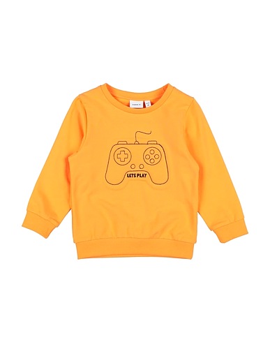 NAME IT® Sweatshirt Orange 95% Organic cotton, 5% Elastane