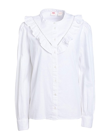 LEVI'S Linen shirt CARINNA BLOUSE NEUTRALS
 White 55% Linen, 45% EcoVero™ viscose
