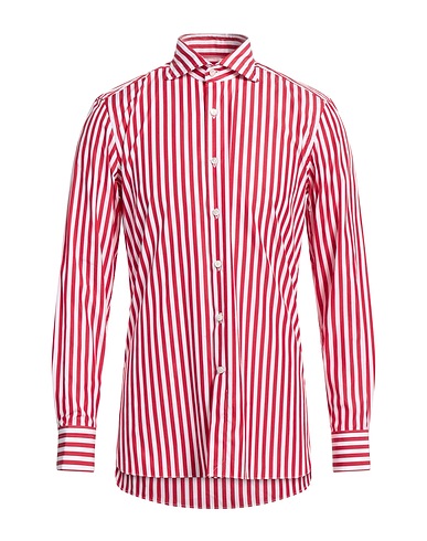 SONRISA Camicia a righe Rosso 100% Cotone