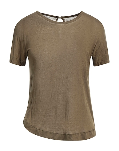 MAJESTIC FILATURES Basic T-Shirt 70% Lyocell, 30% Leinen