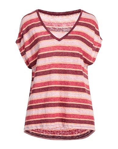 MAJESTIC FILATURES T-shirt Garnet 100% Linen