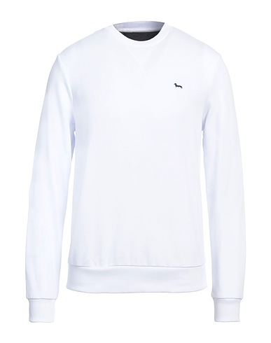 HARMONT & BLAINE Sweatshirt White 100% Cotton