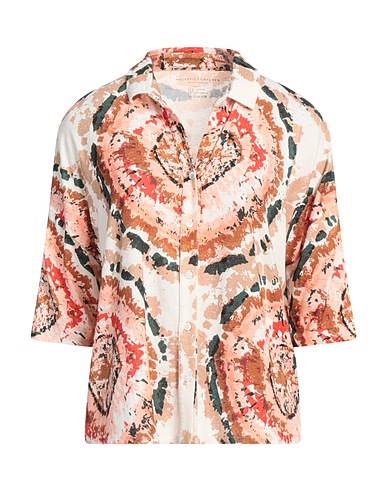MAJESTIC FILATURES Patterned shirts & blouses 67% Viscose, 28% Linen, 5% Elastane