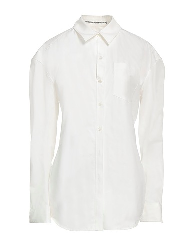 ALEXANDER WANG Solid colour shirts & blouses White 100% Cotton