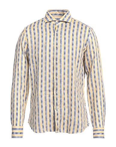 SONRISA Camicia a righe Giallo 100% Lino