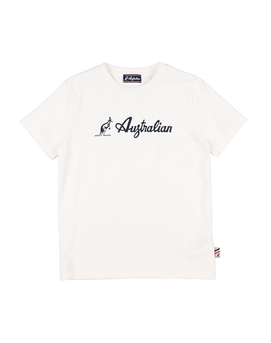 AUSTRALIAN T-shirt Bianco 100% Cotone