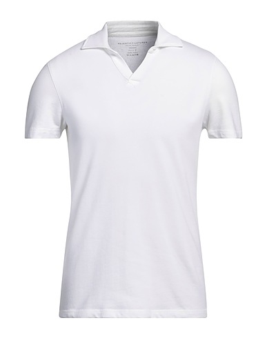 MAJESTIC FILATURES Polo shirt White 100% Cotton