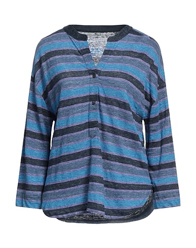 MAJESTIC FILATURES T-shirt Azure 100% Linen