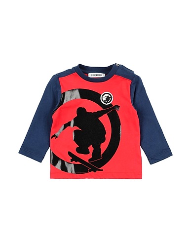 BIKKEMBERGS T-shirt Red 100% Cotton