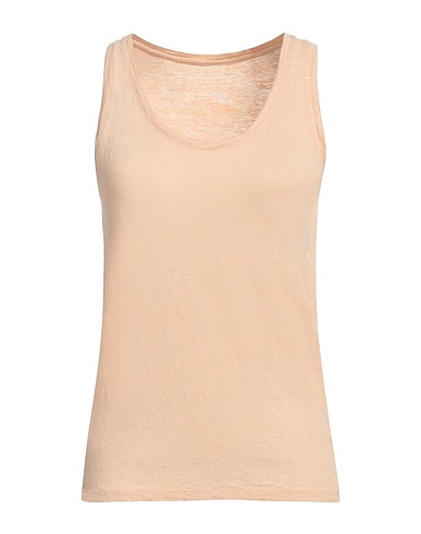 MAJESTIC FILATURES Vest Sand 94% Linen, 6% Elastane