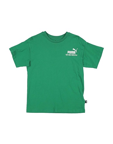 PUMA T-shirt ESS+ MID 90s Graphic Tee B
 Verde 80% Cotone, 20% Poliestere