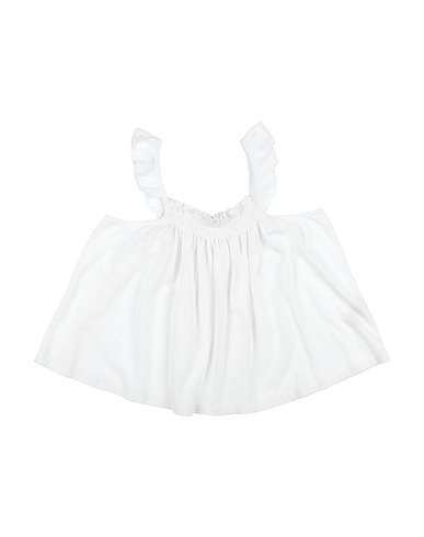 PLAY UP Top White 50% Cotton, 50% Linen