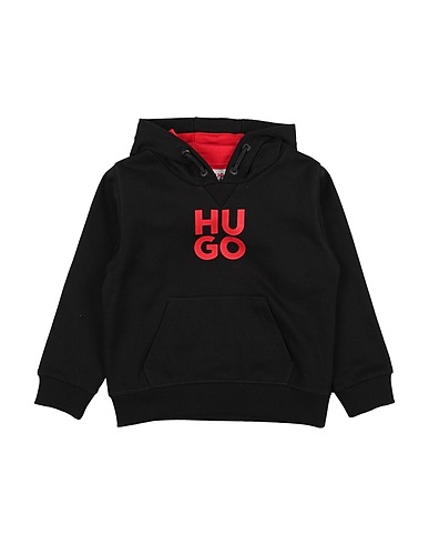 HUGO Felpa Nero 80% Cotone, 20% Poliestere, Elastan