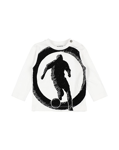 BIKKEMBERGS T-shirt Bianco 100% Cotone