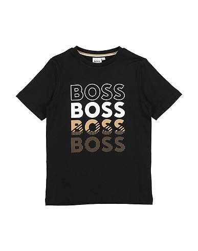 BOSS Ｔシャツ ブラック コットン 100% / ポリウレタン