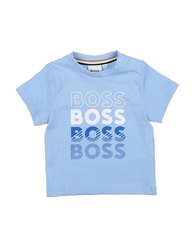BOSS Camiseta Azul profundo 100% Algodón, Elastán