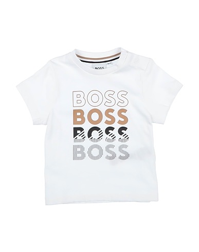BOSS T-Shirt Weiß 100% Baumwolle, Elastan