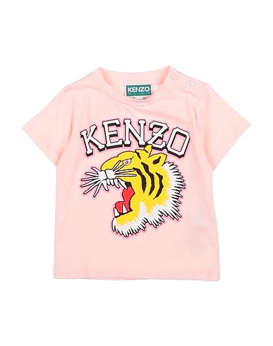 KENZO KIDS T-shirt Pink 100% Cotton, Elastane