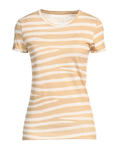MAJESTIC FILATURES T-shirt Sand 100% Cotton