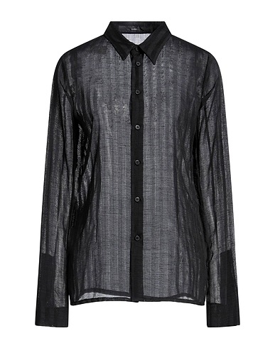 SAPIO Solid colour shirts & blouses Black 100% Polyester