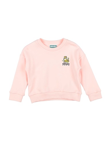 KENZO KIDS Sweatshirt Light pink 100% Cotton, Elastane