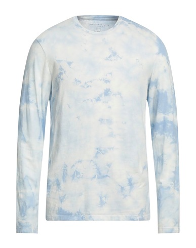 MAJESTIC FILATURES T-shirt Light blue 94% Cotton, 6% Elastane