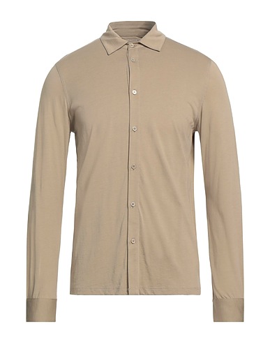 MAJESTIC FILATURES Solid colour shirt Beige 67% Lyocell, 33% Cotton