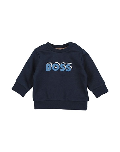 BOSS Sweatshirt Midnight blue 87% Cotton, 13% Polyester