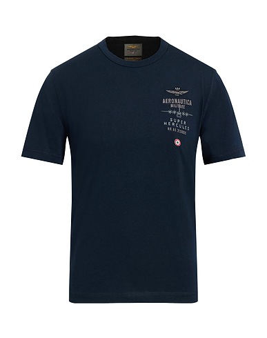 AERONAUTICA MILITARE T-shirt Midnight blue 100% Cotton