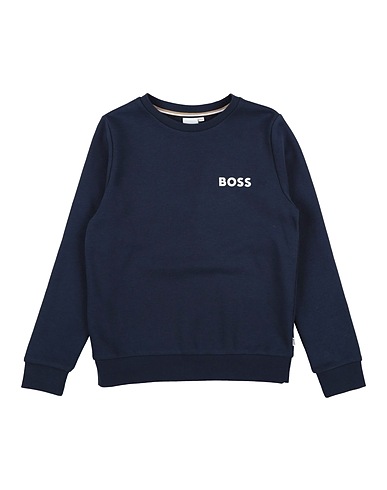 BOSS Sweatshirt Midnight blue 87% Cotton, 13% Polyester