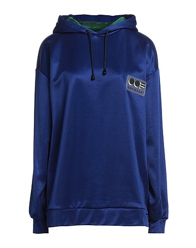 OOF WEAR Hooded track jacket  Bright blue 60% Polyester, 40% Cotton
