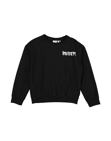 NAME IT® Sweatshirt Black 95% Organic cotton, 5% Elastane