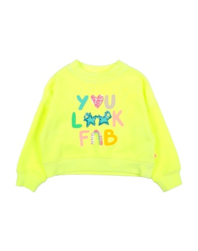 BILLIEBLUSH Sweatshirt Yellow 100% Cotton, Elastane