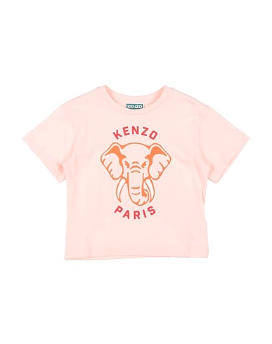 KENZO KIDS T-shirt Rosa chiaro 100% Cotone organico, Elastan