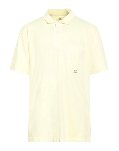 C.P. COMPANY Basic T-Shirt Pastel yellow 100% Cotton